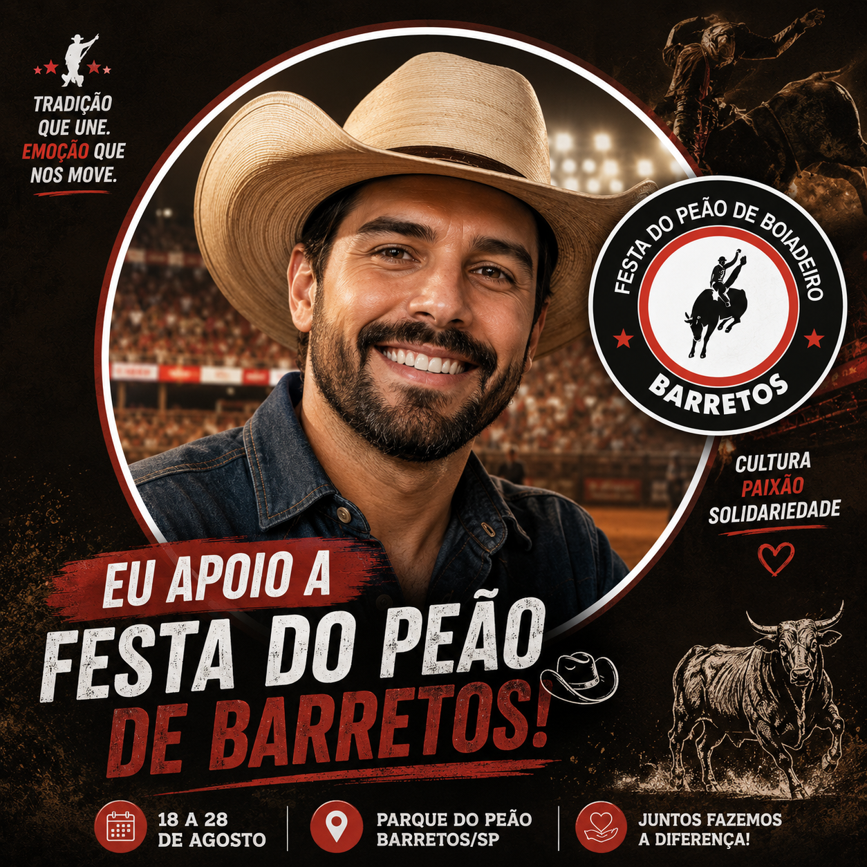 Moldura de exemplo para Eventos